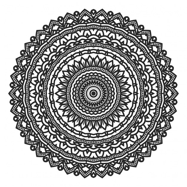 Vector luxury mandala background