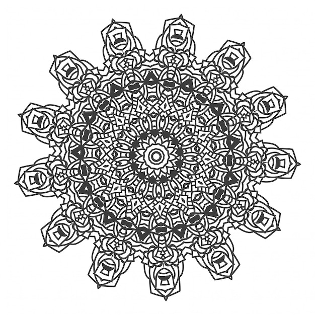 Luxury mandala background