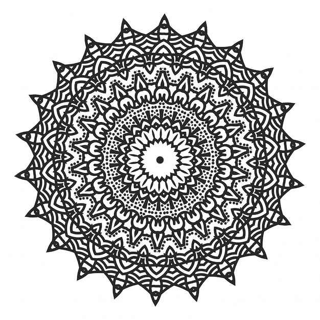 Vector luxury mandala background