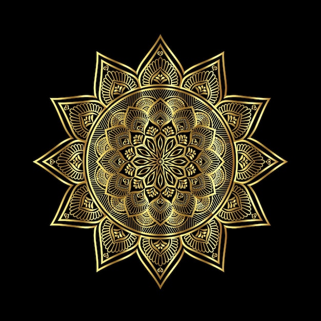 Vector luxury mandala background