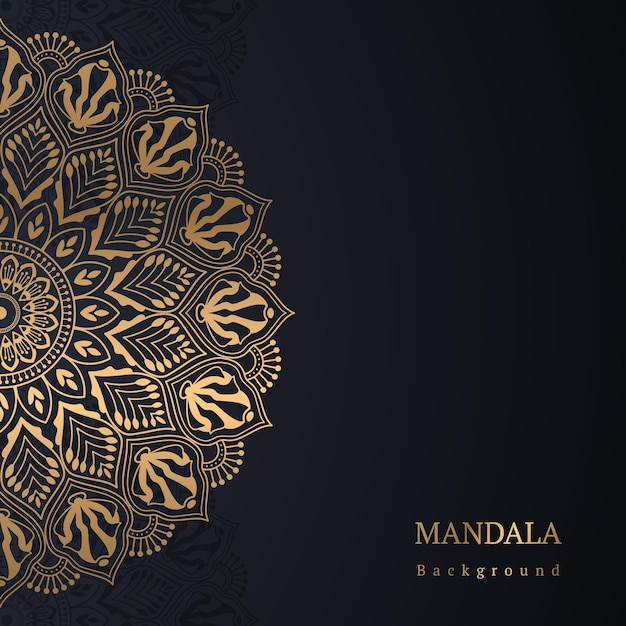 LUXURY MANDALA BACKGROUNDWITH GOLDEN ARABESQUE PATTERN ARABIC ISLAMIC STYLE