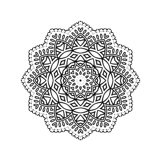 Luxury mandala decoration design