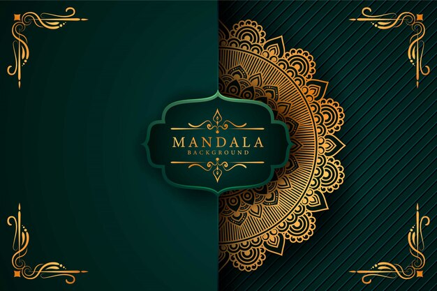 Luxury mandala decorative ethnic element background