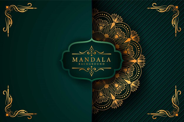 Luxury Mandala decorative ethnic element background