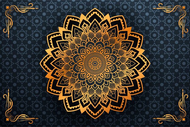 Luxury Mandala decorative ethnic element background