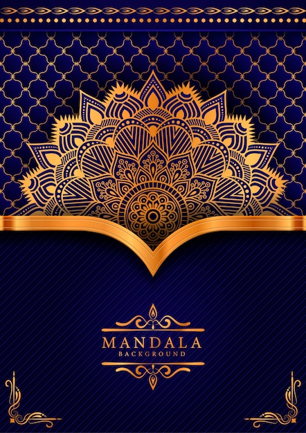 Vector luxury mandala decorative ethnic element background