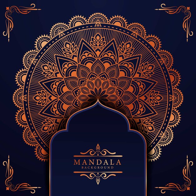 Luxury mandala decorative ethnic element background