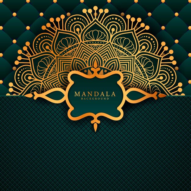 Vector luxury mandala decorative ethnic element background