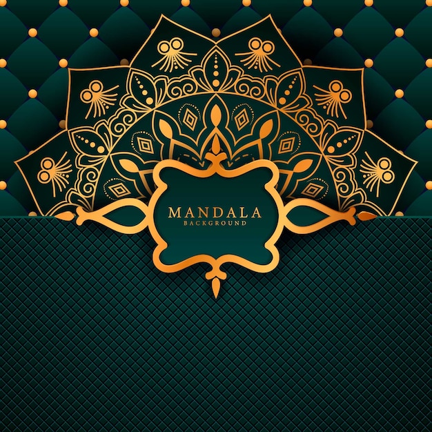 Vector luxury mandala decorative ethnic element background