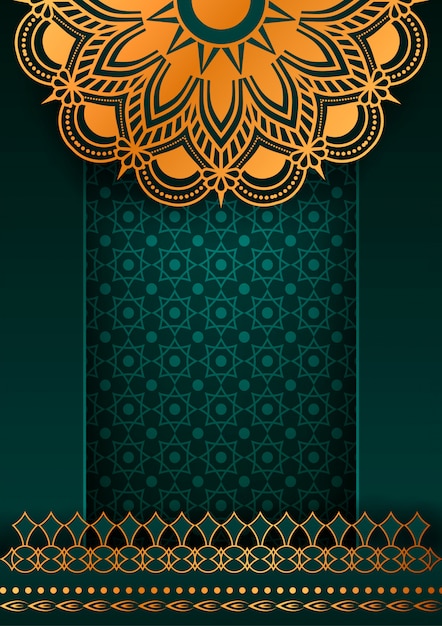 Vector luxury mandala decorative ethnic element background