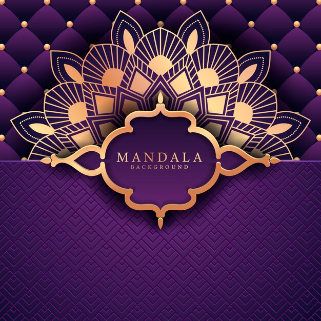 Luxury mandala decorative ethnic element background