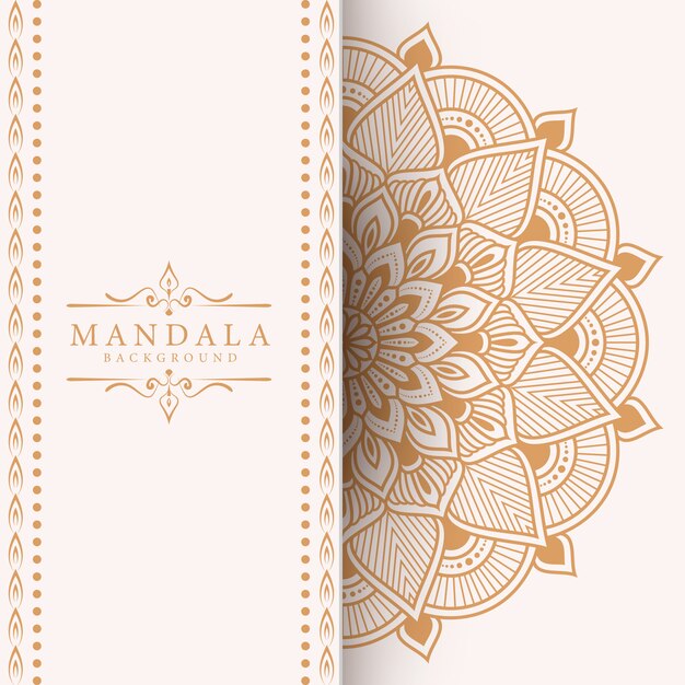 Luxury mandala decorative ethnic element background