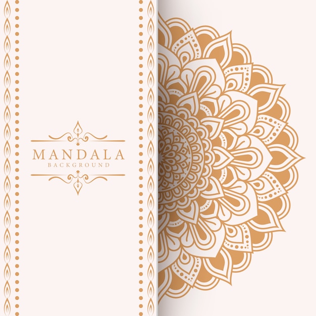 Luxury mandala decorative ethnic element background