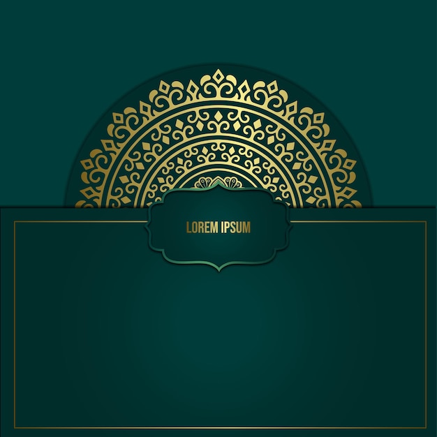 Luxury mandala decorative ethnic element background 