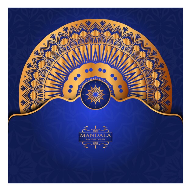 Vector luxury mandala decorative ethnic element background