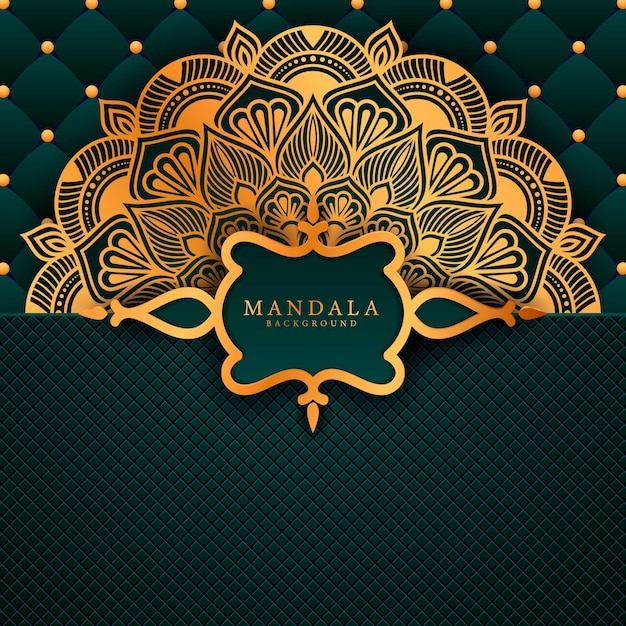 Vector luxury mandala decorative ethnic element