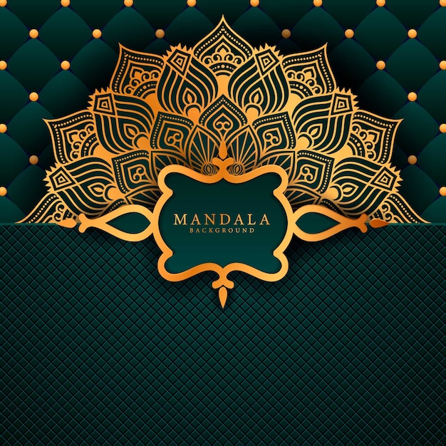 Vector luxury mandala decorative ethnic element