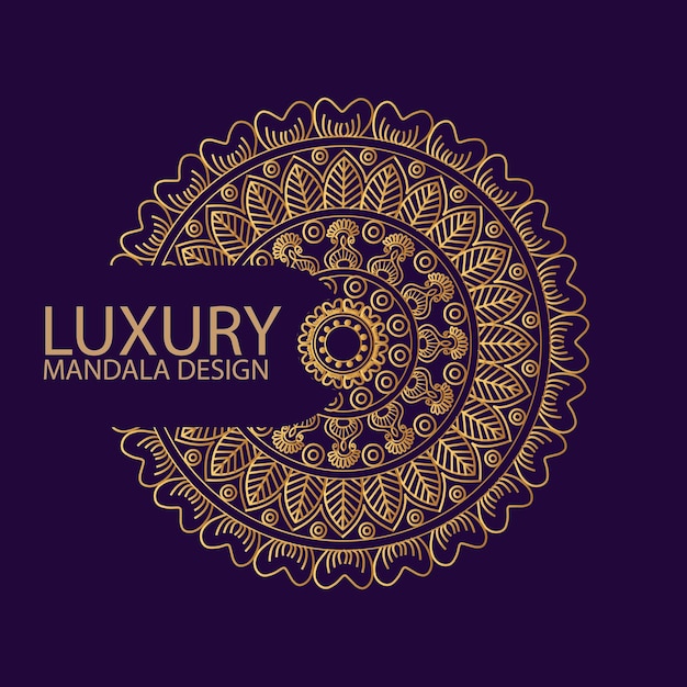 Luxury mandala design background