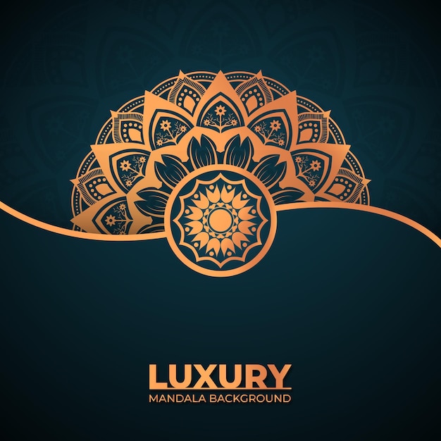 Luxury mandala design background