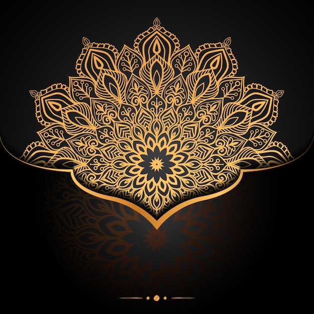 Luxury mandala design background