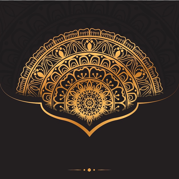 Luxury mandala design background