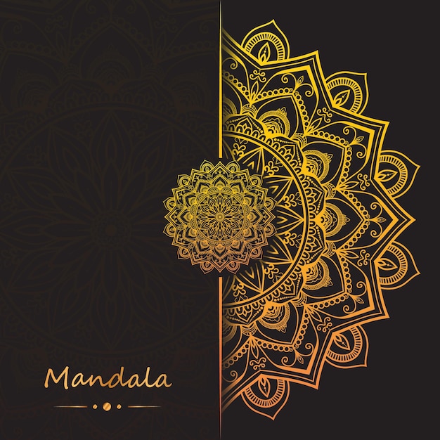 Luxury mandala design background