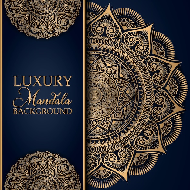 Luxury mandala design ornamental background vector