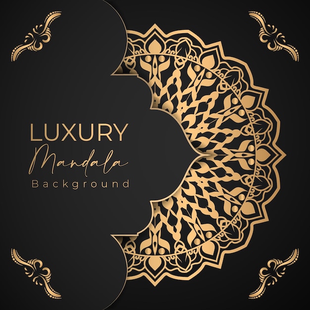 LUXURY MANDALA DESIGN TEMPLATE