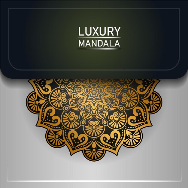 Luxury Mandala Design Templated