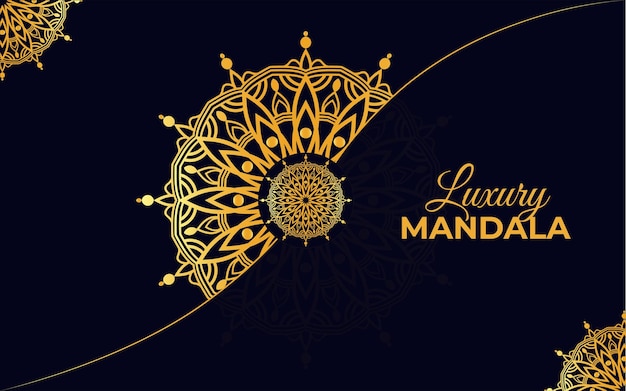 Design di mandala di lusso