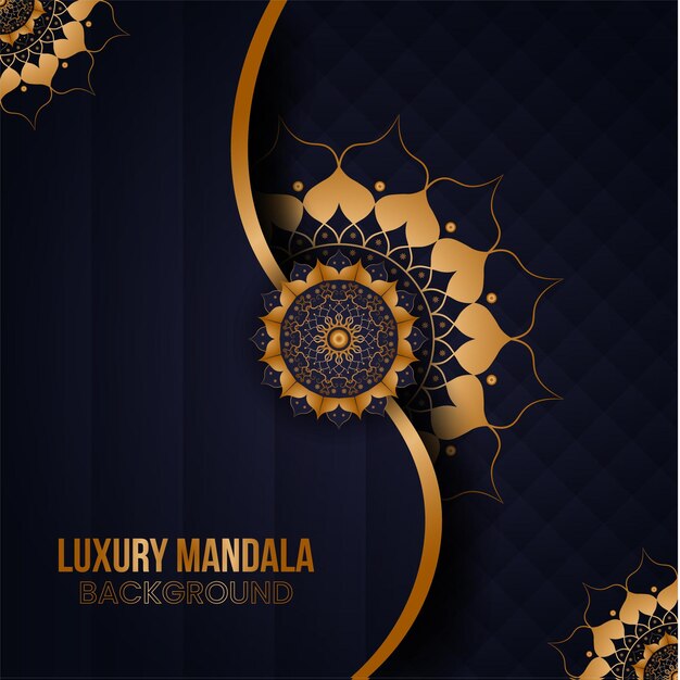 Vector luxury mandala design