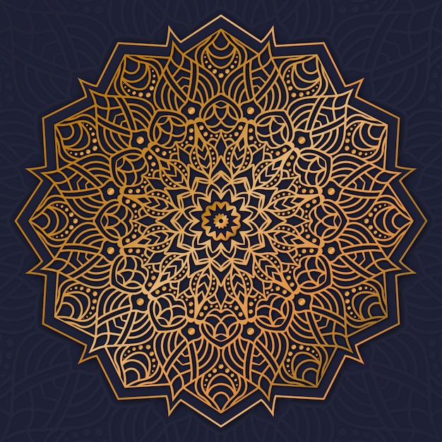 Vector luxury mandala design