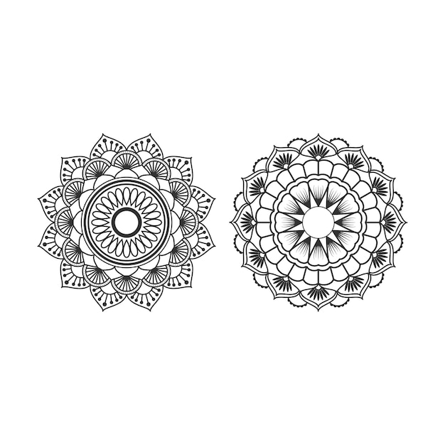 Vector luxury mandala design