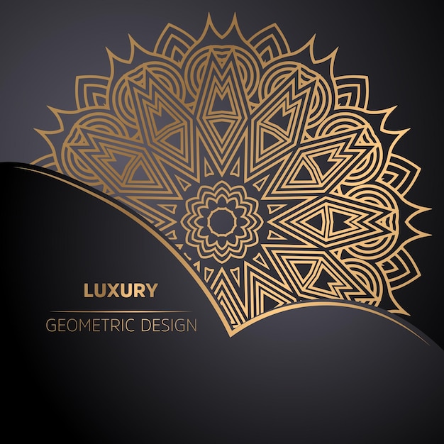 Дизайн luxury мандалы