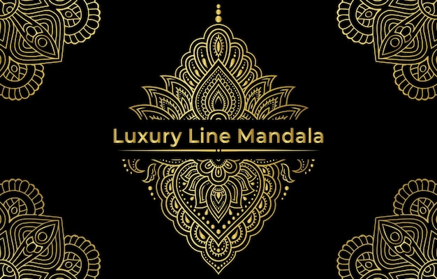 дизайн Luxury мандалы