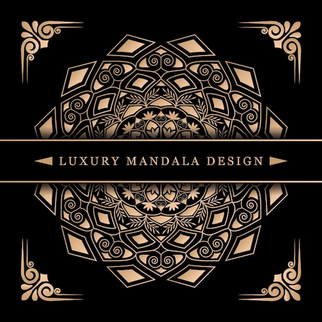 Дизайн luxury мандалы