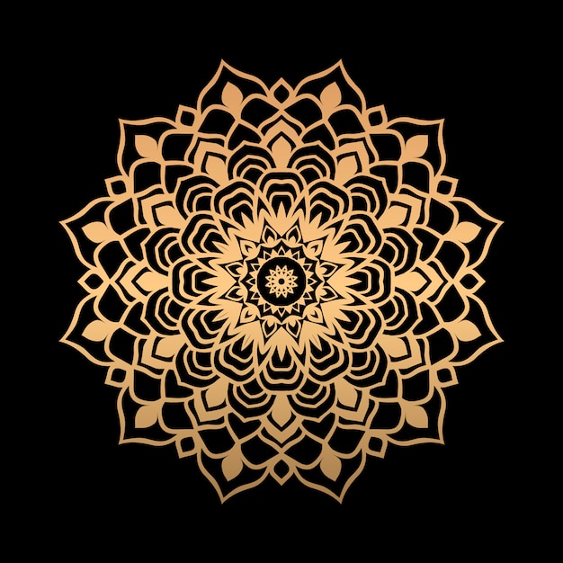 Luxury mandala illustration design  