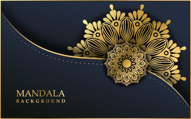 luxury mandala Islamic background coloring mandala design