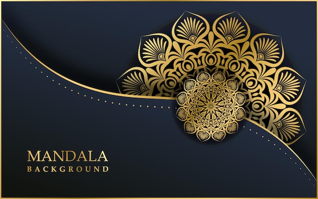 luxury mandala Islamic background coloring mandala design