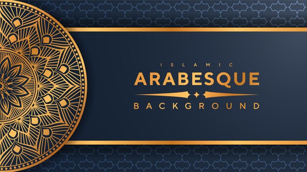 Vector luxury mandala islamic background