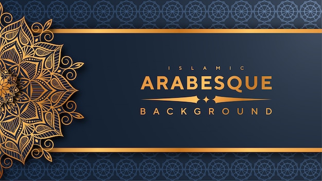 Luxury mandala islamic background