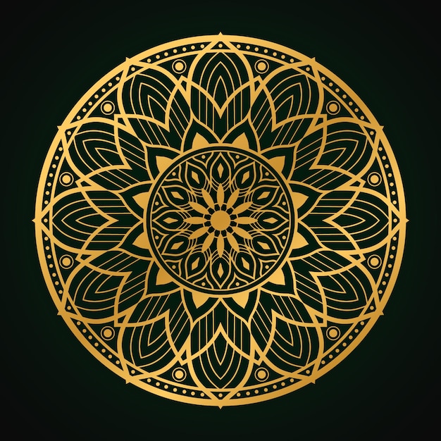 Luxury mandala islamic background