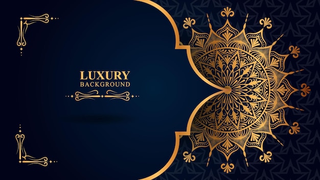 Luxury mandala islamic background