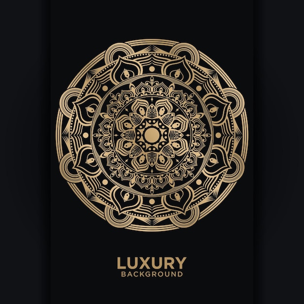 Luxury mandala line art abstract beauty vector design