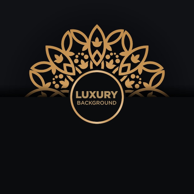 Luxury mandala line art beauty flower background vector design abstract