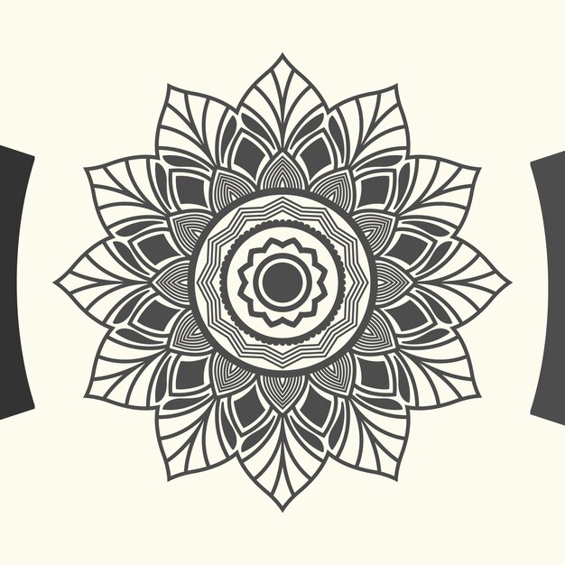 Vector luxury mandala  new premium vector