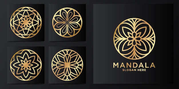 luxury mandala ornament logo