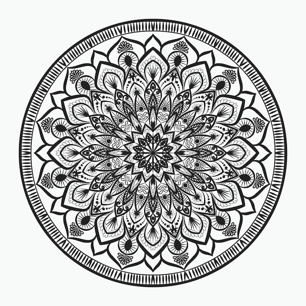 Luxury mandala ornamental background design with royal golden arabesque islamic style