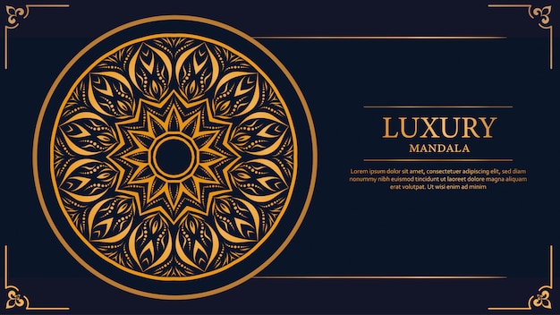 Luxury mandala ornamental background