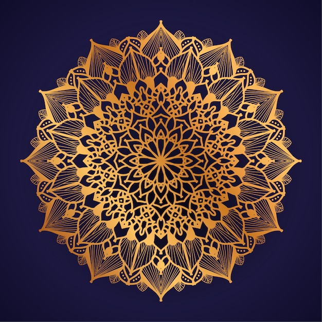 Luxury mandala pattern arabic islamic style background